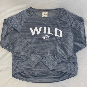 J. America Minnesota Wild Sweatshirt, Ladies size Xl